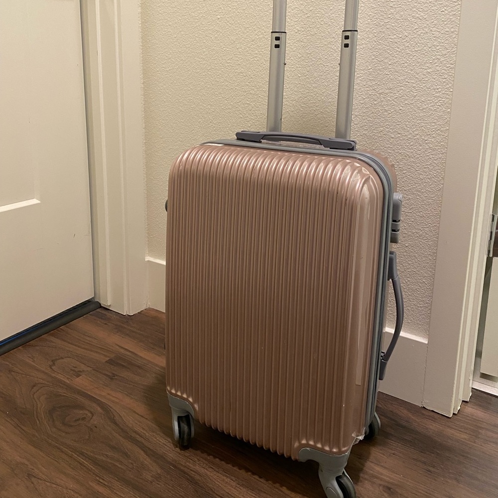Rose Gold Carry On Luggage